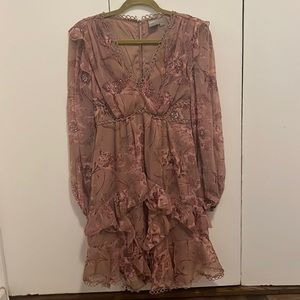 ASOS - beautiful pink beaded dress. Brand new / never worn!